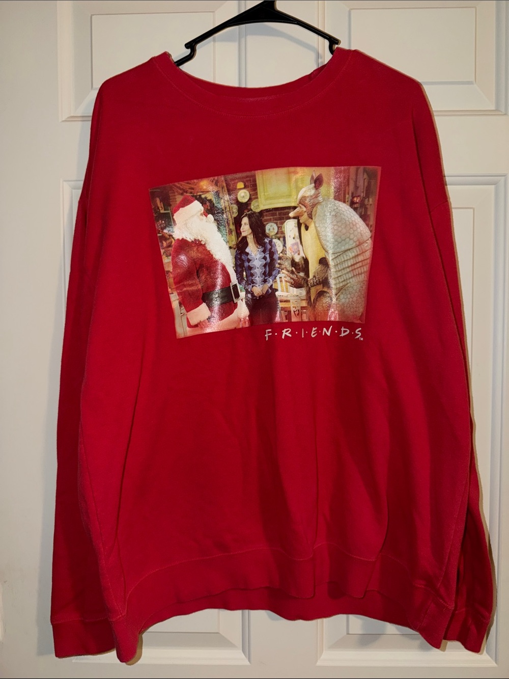 FRIENDS Red Holiday Graphic Crewneck Sweatshirt